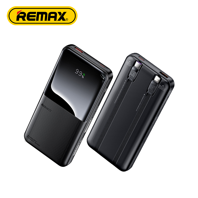 Pin sạc nhanh 22.5w REMAX RPP-679 10.000mAh dự phòng PD QC3.0 kèm cáp liền pin chính hãng [BH 1 năm]