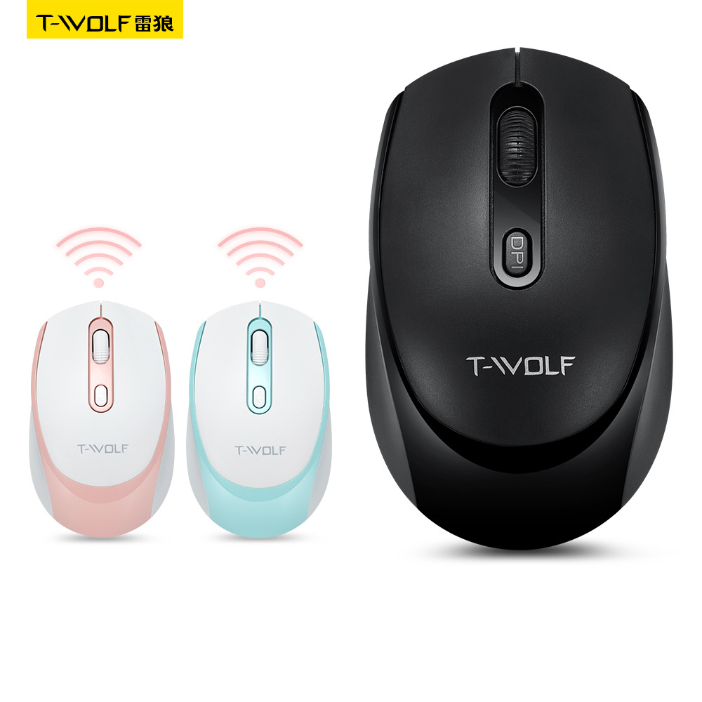 Chuột không dây T-WOLF Q16 Wireless dùng cho dân văn phòng cực êm [BH 1 NĂM]