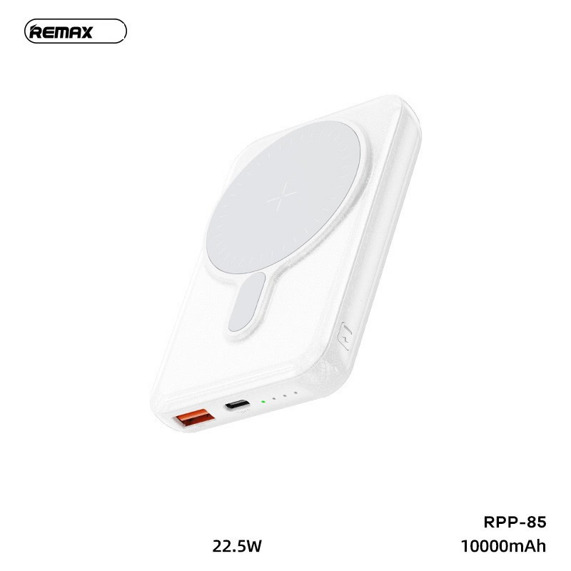 Pin sạc nhanh 20w không dây Remax RPP-85 10.000mAh dự phòng QC3.0+PD chính hãng [BH 1 Năm]