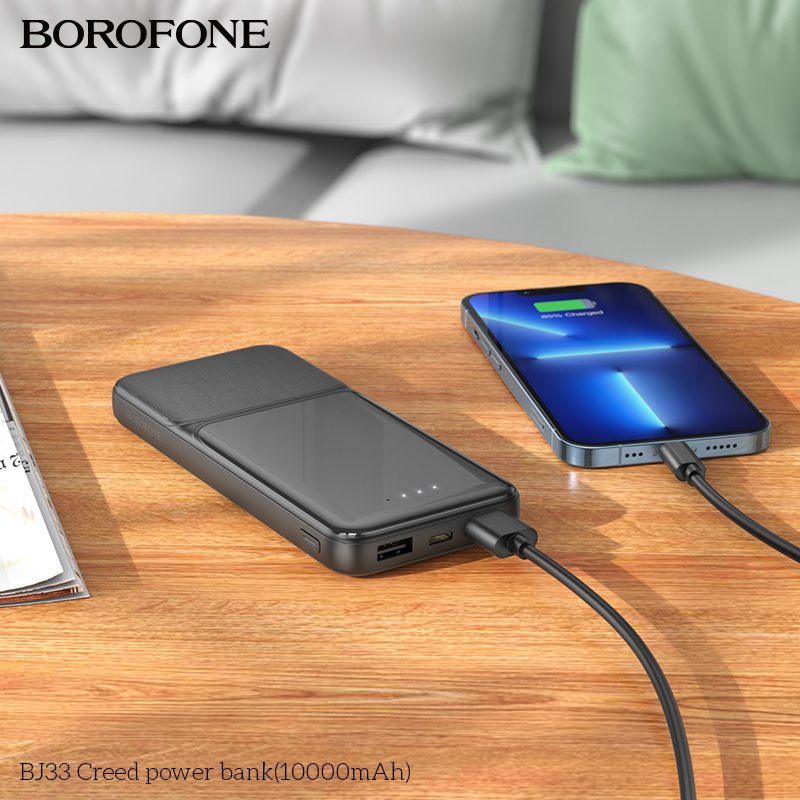 Pin sạc dự phòng Borofone BJ33 10.000mAh chính hãng [BH 1 Năm]