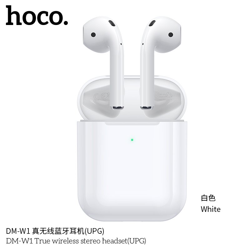 Tai nghe bluetooth HOCO DM-W1 chính hãng, kiểu dáng airpods2 True Wireless [BH 1 năm]