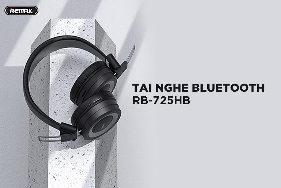 Tai nghe bluetooth REMAX RB-725HB headphone chụp tai pin trâu chính hãng hỗ trợ thẻ nhớ [BH 6 tháng]