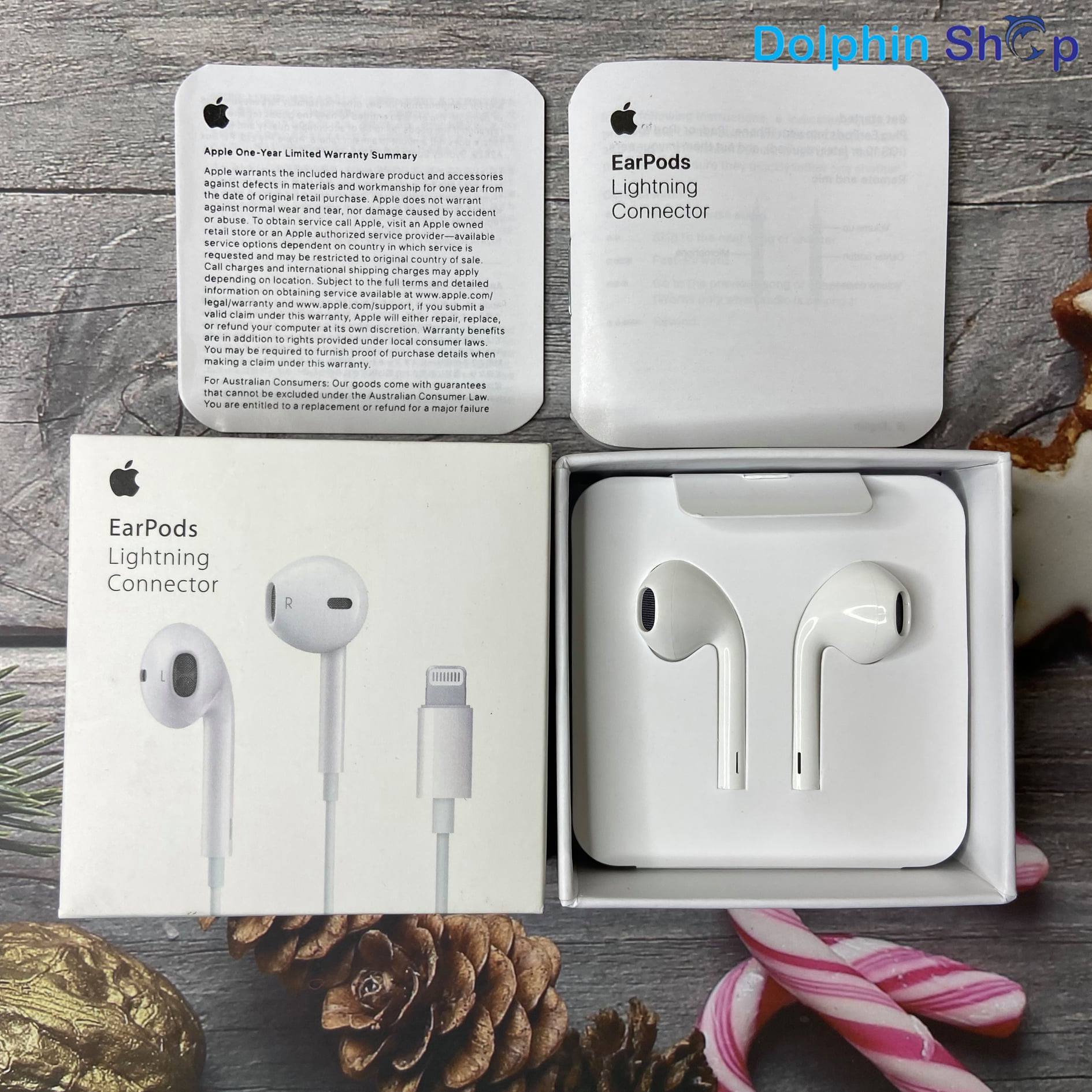 Tai nghe có dây lightning iPhone 7, 8, X, 11, 12, 13, 14 zin nhà máy full box store [BH 6 tháng]