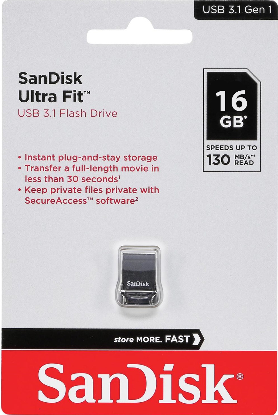 USB 3.1 Sandisk CZ430 mini 16GB chính hãng [BH 2 năm]