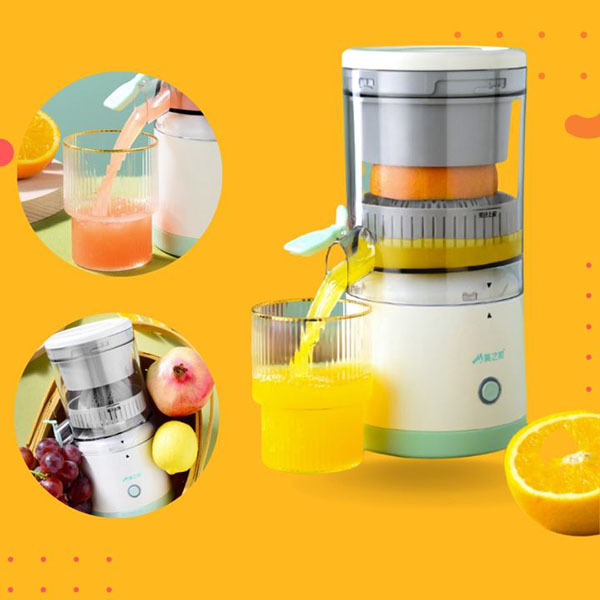 Máy tự ép cam, ép hoa quả, trái cây CITRUS JUICER đa năng auto pin sạc [BH 1 tuần]