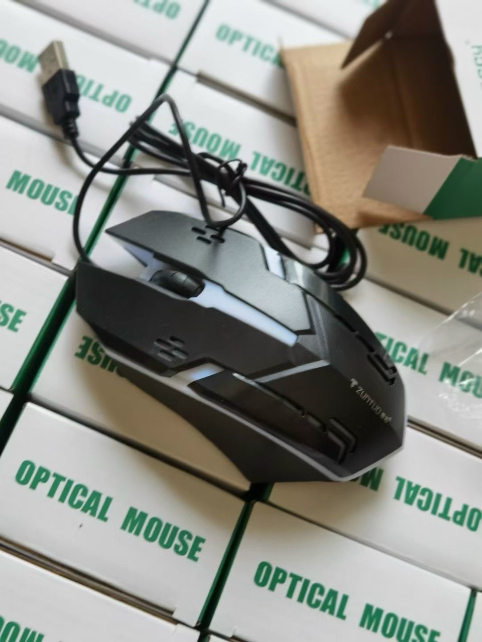 Chuột có dây OPTICAL MOUSE M12 có led siêu đẹp [BH 6 Tháng]