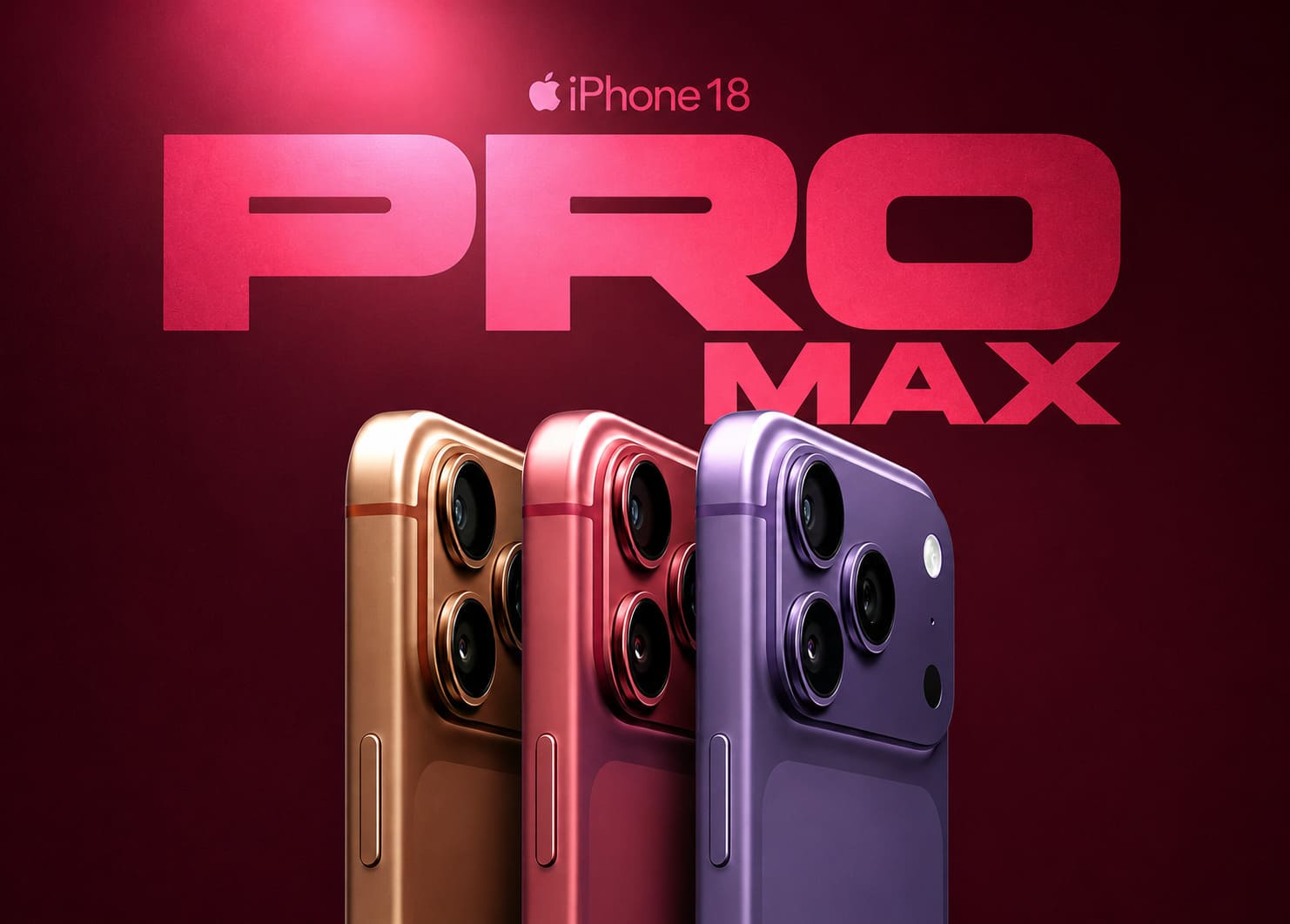 iPhone 18 Pro Max – Màn hình 6.9 inch LTPO 120Hz, chip Apple A20 Pro và camera 48MP toàn diện