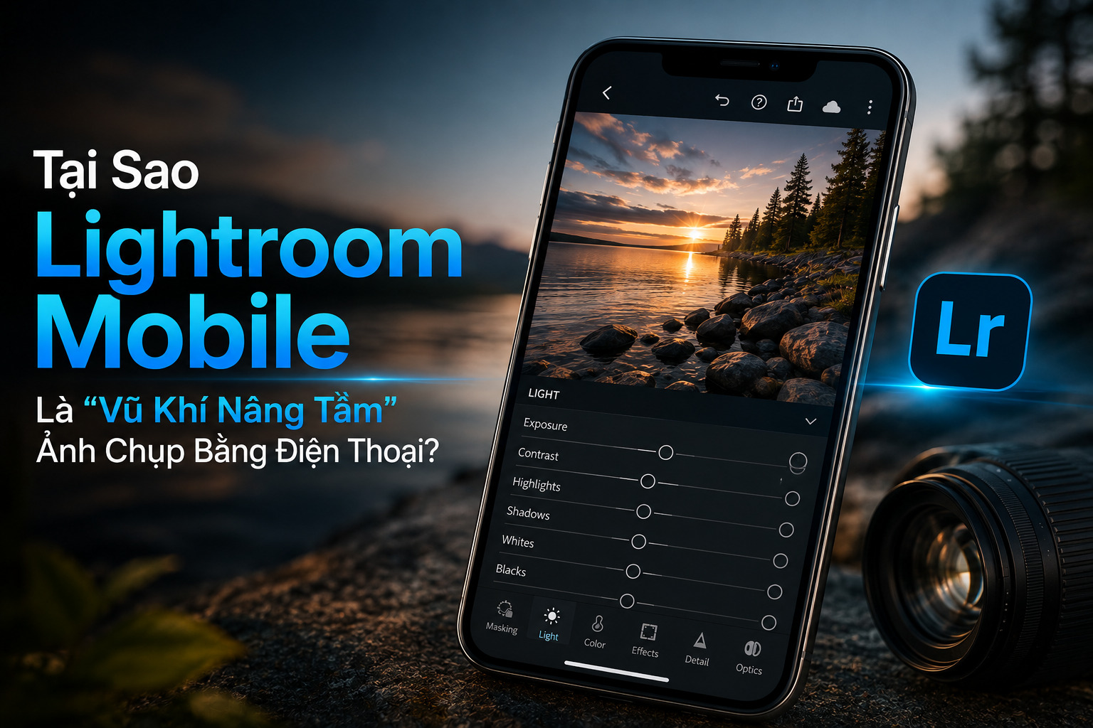 Tại Sao Lightroom Mobile Là "Vũ Khí Nâng Tầm" Ảnh Chụp Bằng Điện Thoại?