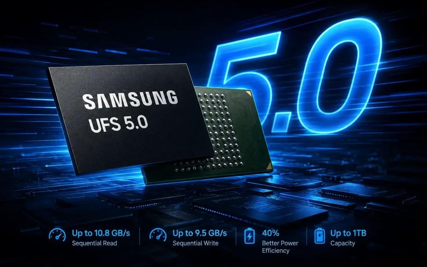 Bộ nhớ UFS 5.0 — Galaxy S27 Ultra có thể là smartphone đầu tiên trên thế giới sở hữu