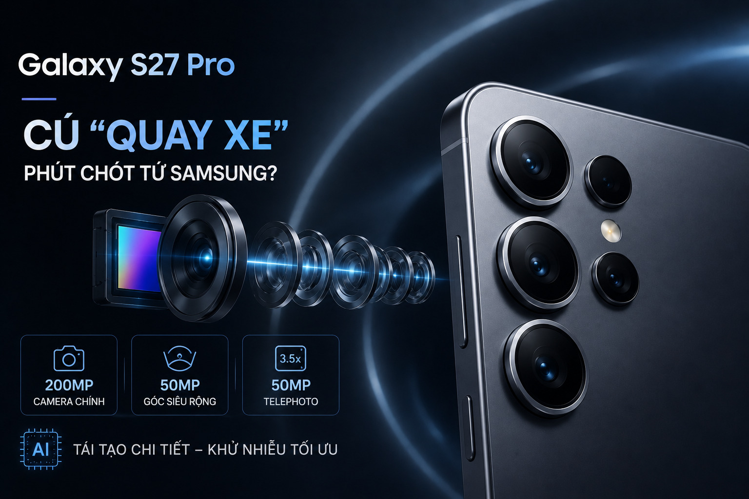 Camera Galaxy S27 Pro: Cú "Quay Xe" Phút Chót Từ Samsung?