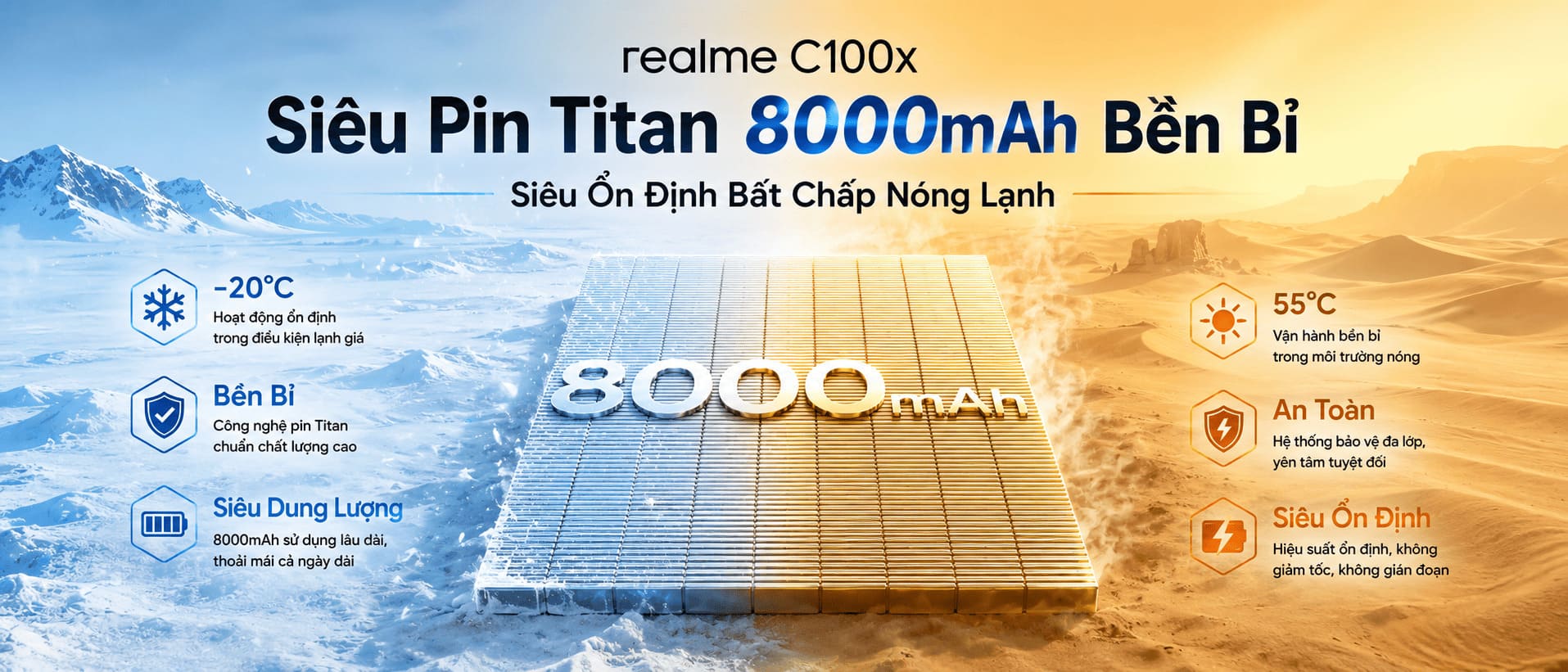 Pin Titan 8000mAh: Điểm Nhấn Lớn Nhất Của Sản Phẩm