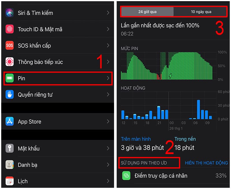 Cách Kiểm Tra Tình Trạng Pin iPhone