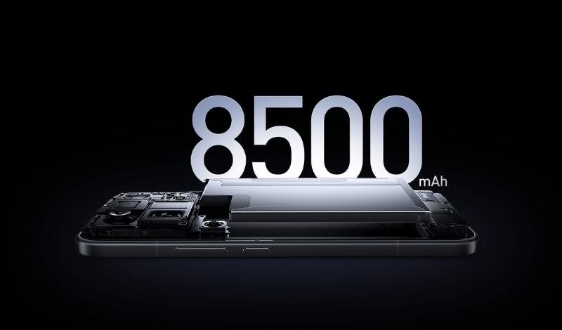 Thời Lượng Pin "Vô Cực" 8500 mAh Và Công Nghệ Sạc Siêu Tốc