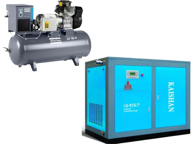 Nguyên lý hoạt động của máy nén khí trục vít