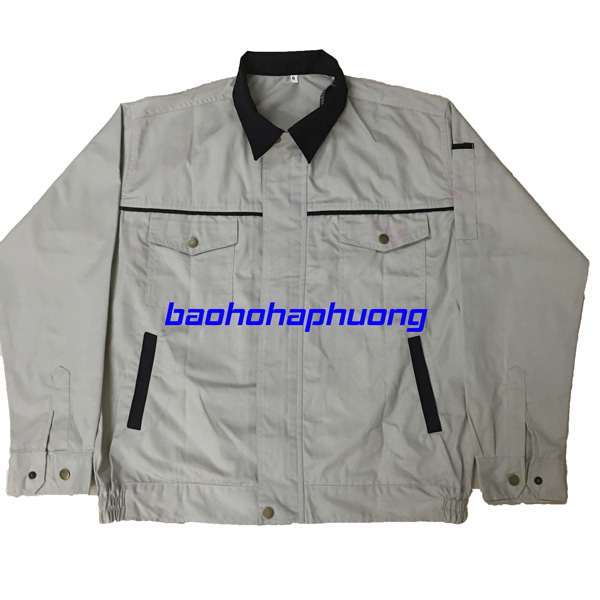 áo bảo hộ kỹ sư màu ghi