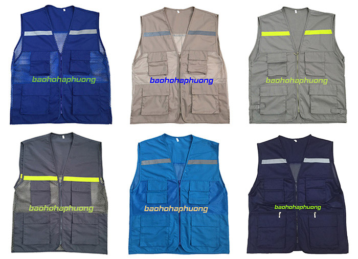 Áo gile phản quang túi hộp
