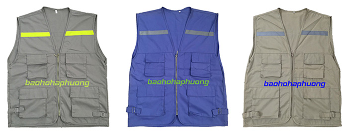 Áo gile túi hộp vải