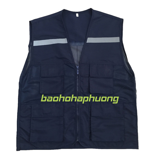 áo gile túi hộp vải gió màu tím than hà nội