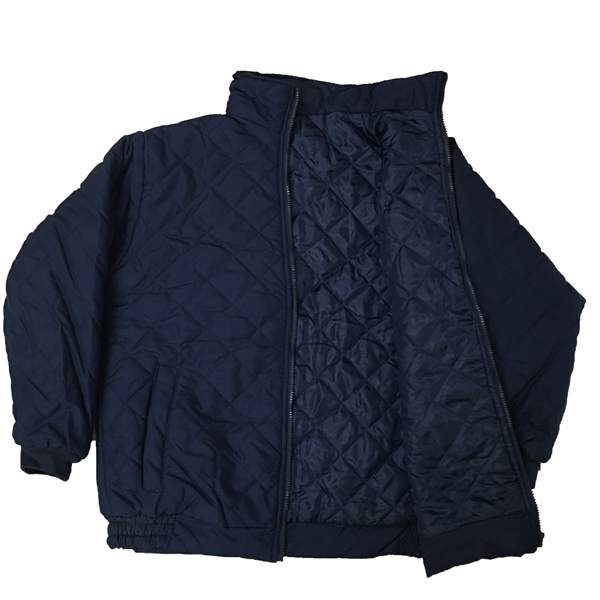 áo khoác bảo hộ mùa đông màu tím than 2