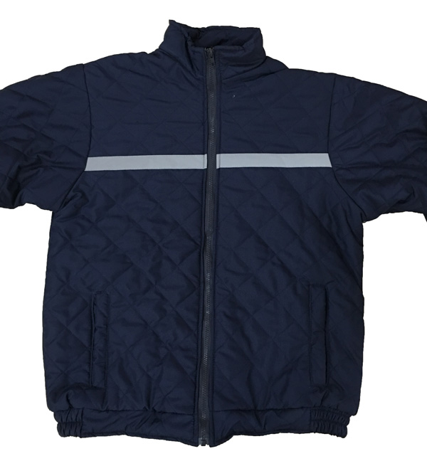 áo khoác bảo hộ mùa đông màu tím than