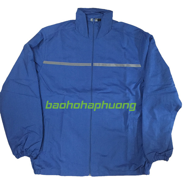 áo khoác bảo hộ vải gió màu xanh biển