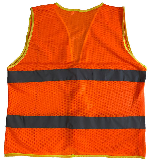Áo lưới bảo hộ màu cam 1