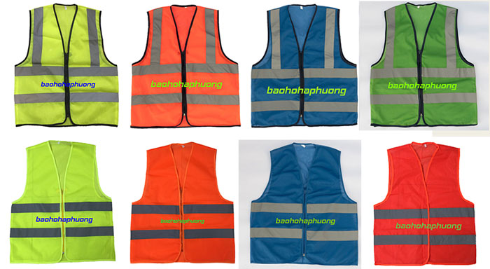 Áo lưới phản quang vải poly