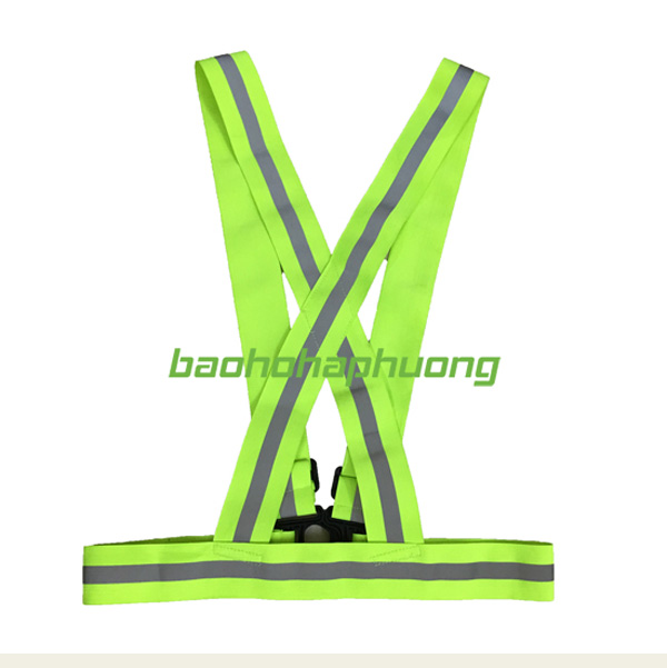 áo phản quang dây màu xanh chuối