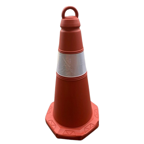 Cọc tiêu nhựa đỏ phản quang 1