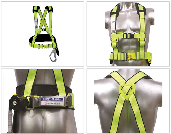 dây an toàn bán thân Cov 1 móc nút bấm tự động 3