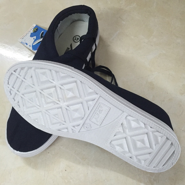 giày vải xp buộc dây xanh tím than 2