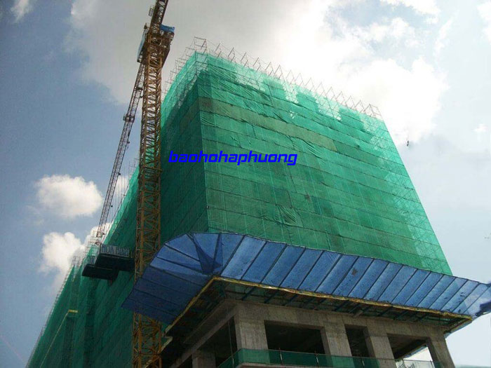 lưới bao che công trình 1