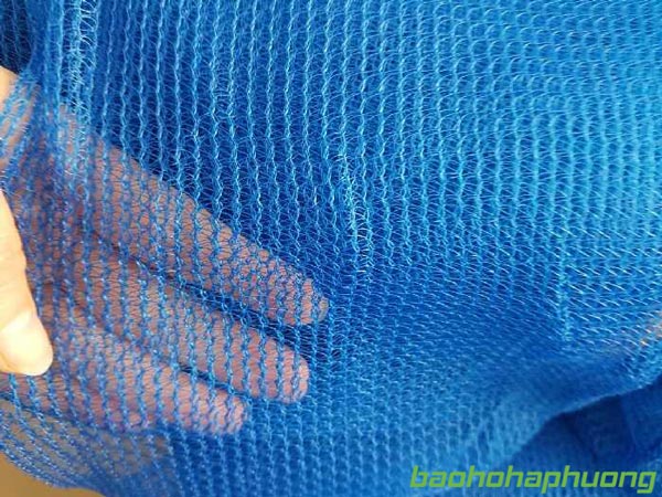 lưới bao che công trình màu xanh blue 1