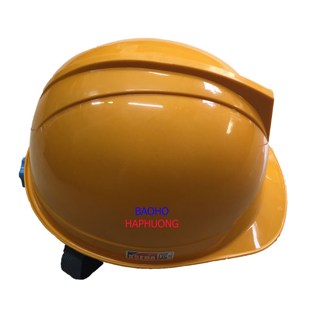 mũ bảo hộ sseda màu vàng mặt tròn 1