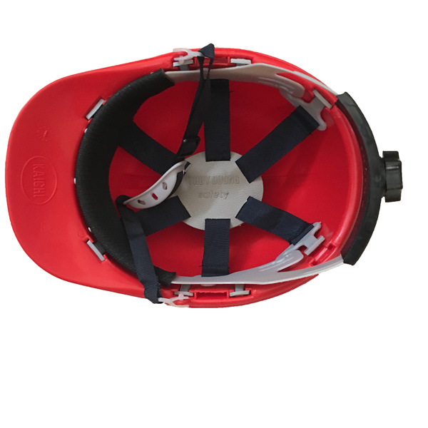 mũ bảo hộ Thùy Dương núm vặn màu đỏ 2