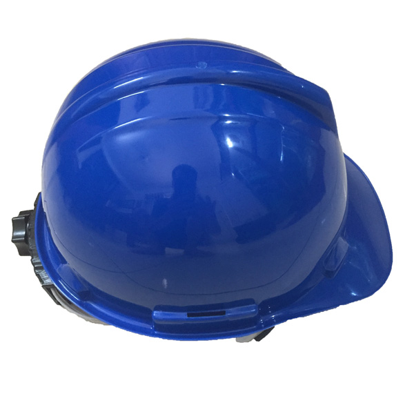 mũ bảo hộ Thùy Dương núm vặn màu xanh dương