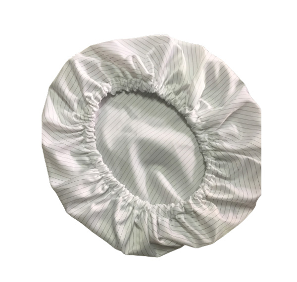 mũ bao tóc vải chống tĩnh điện màu trắng