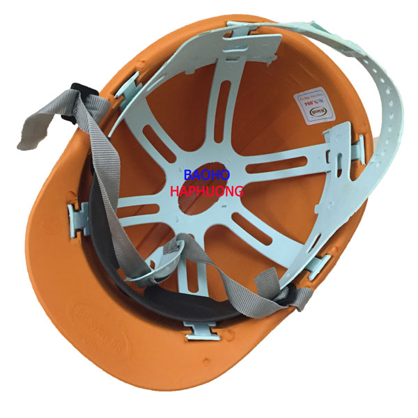 Mũ công nhân bảo bình màu cam 2