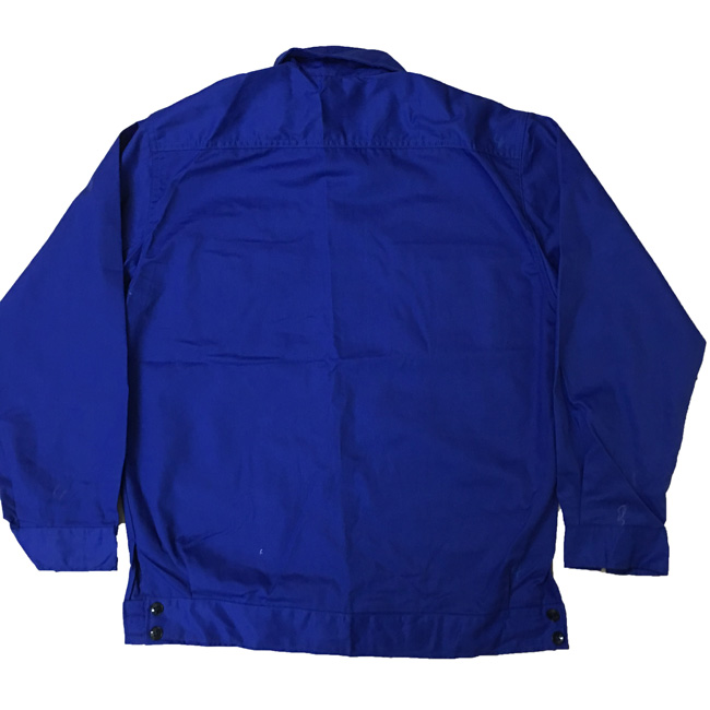 Quần áo bảo hộ kaki nam định màu xanh 2