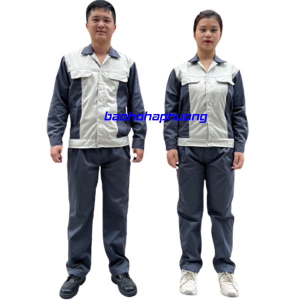 quần áo bảo hộ màu chì phối ghi sáng 01