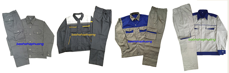 Quần áo công nhân theo yêu cầu