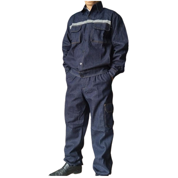 Quần áo thợ hàn vải bò 3