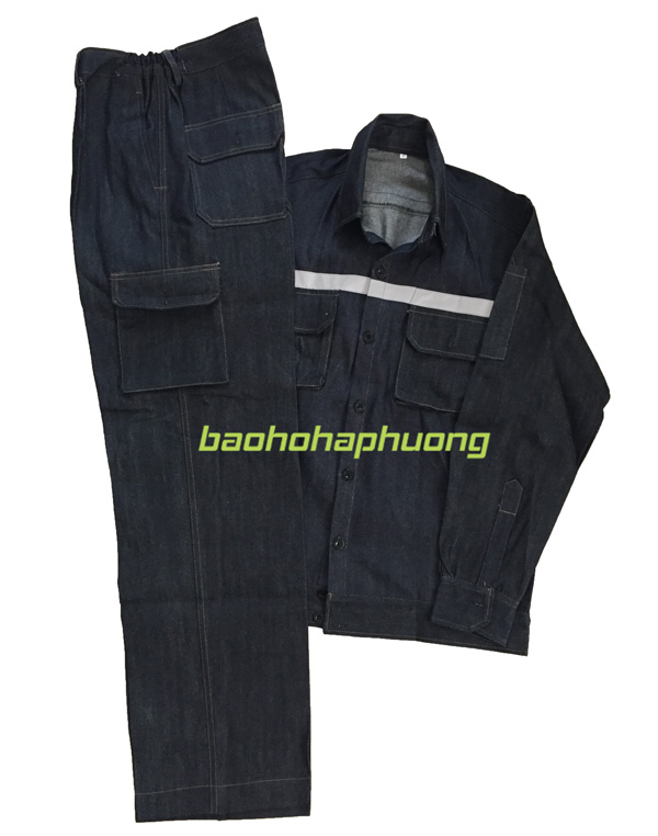 Quần áo thợ hàn vải bò