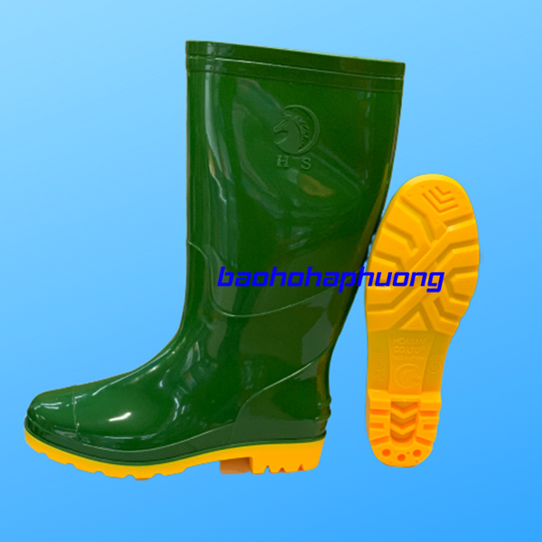 ủng bảo hộ hoa san nam 016 xanh bộ đội