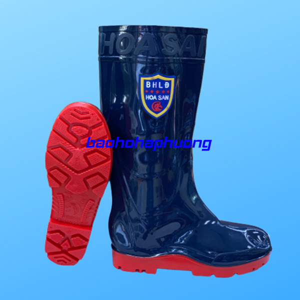 ủng bảo hộ hoa san nam 022 màu xanh dương