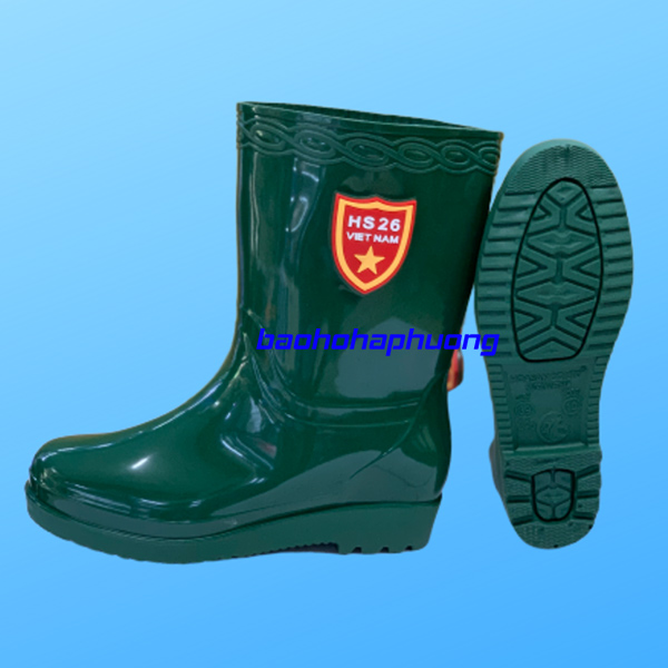 ủng bảo hộ thấp cổ nữ hoa san 010 quân nhu