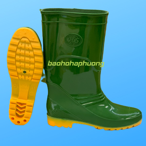 ủng cao su bảo hộ hoa san nữ 03 xanh bộ đội