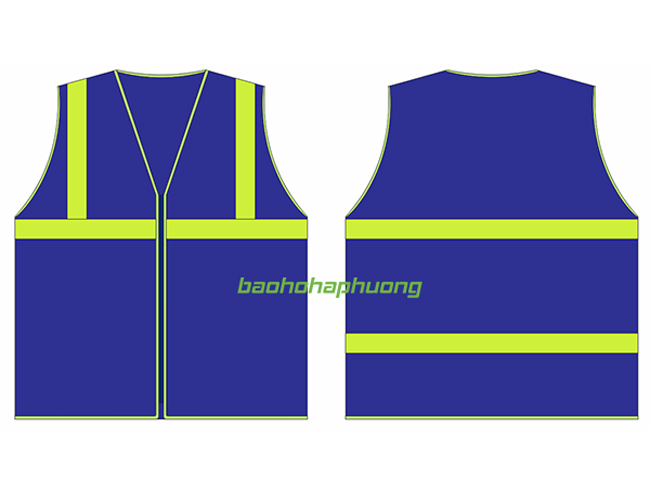 Áo lưới phản quang kéo khóa