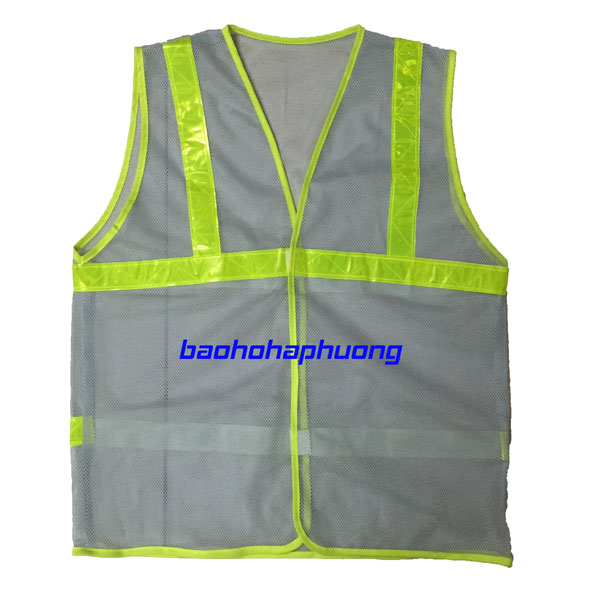 Áo lưới phản quang màu ghi