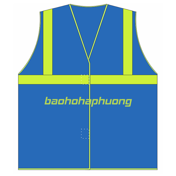 Áo lưới phản quang nhám dính 1